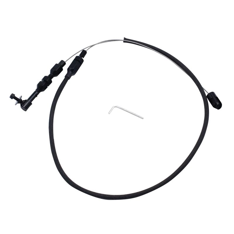 

24 inch Throttle Cable Braided Stainless Steel Black Universal Accelerator for Mopar Ford GM Chevrolet