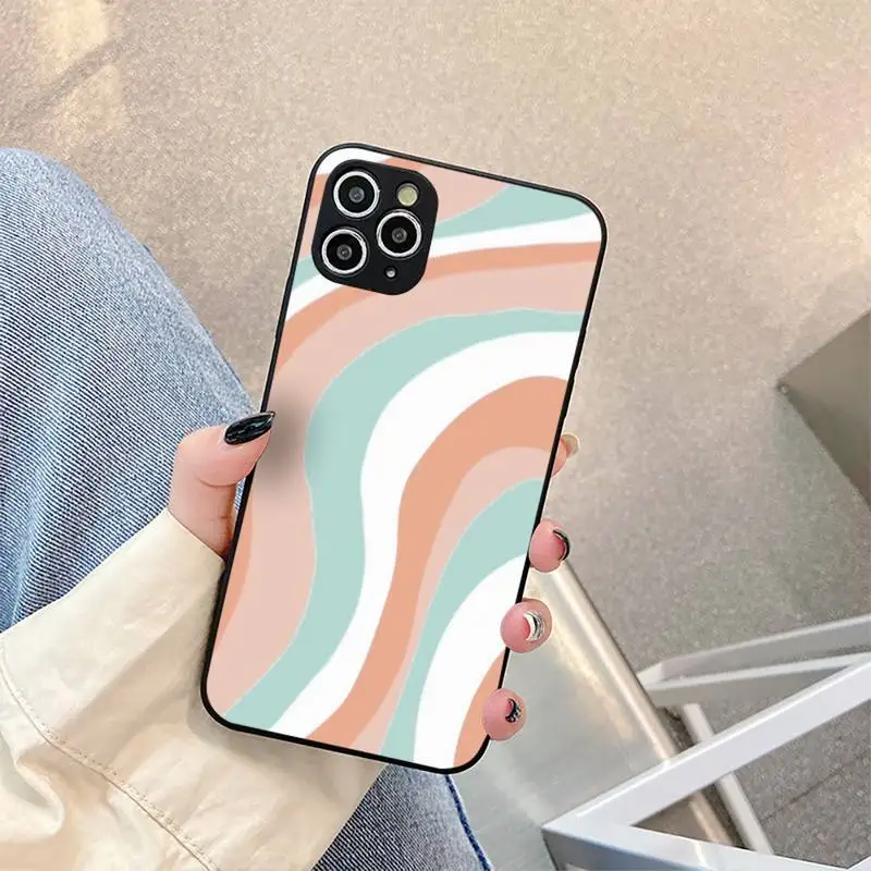 

Liquid Swirl Abstract Pattern Phone Case For iphone 5s 6 7 8 11 12 plus xsmax xr pro mini se Cover Fundas Coque