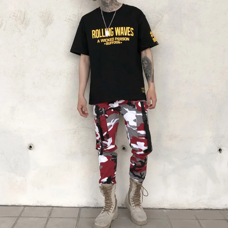 

Letter Print T-shirts Casual Vintage Men Top Pullover 2021 Cotton Short sleeve Hip Hop Streetwear Loose Fashion T-shirt Homme