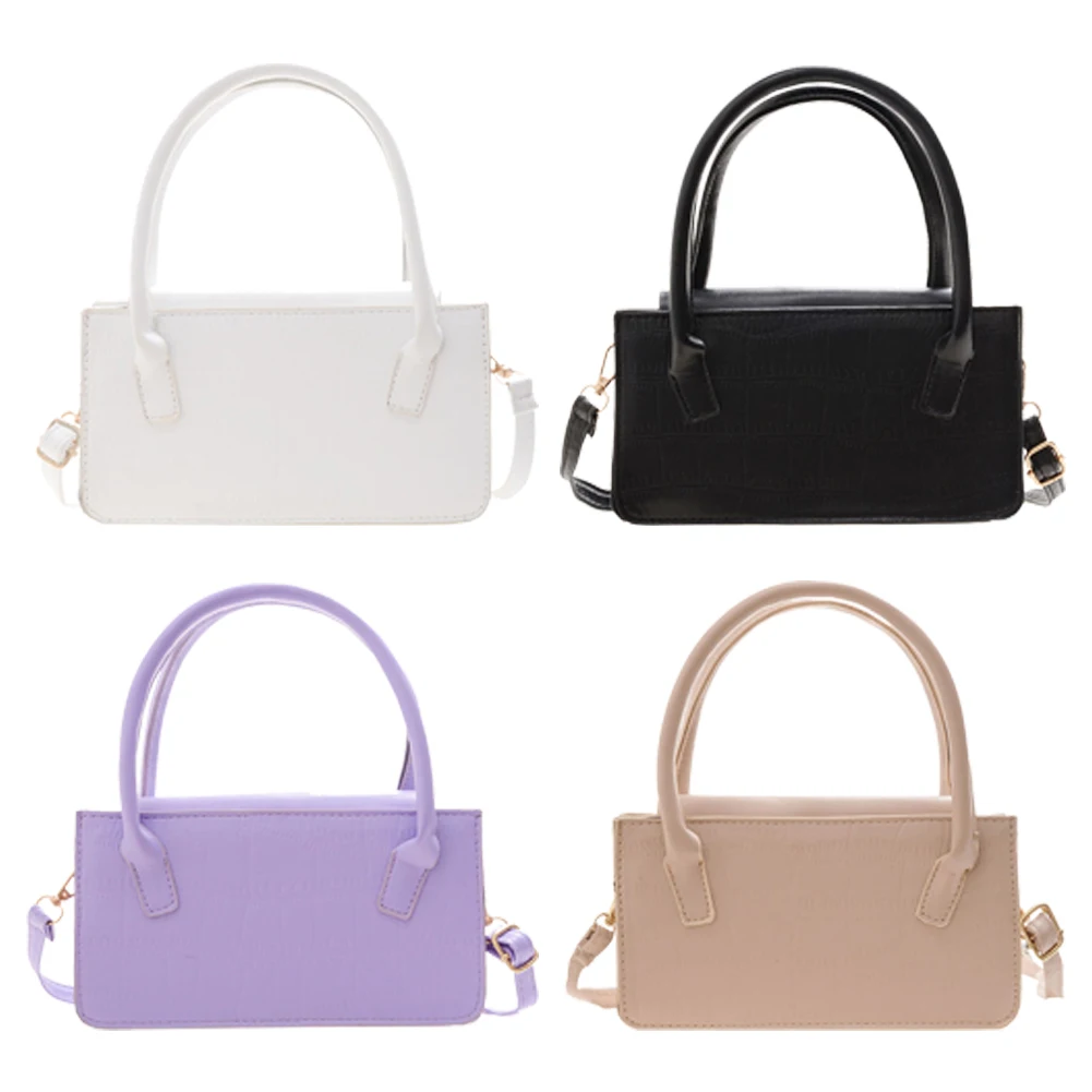 

Vintage Women Stone Pattern PU Shoulder Messenger Bag Casual Ladies Handbag