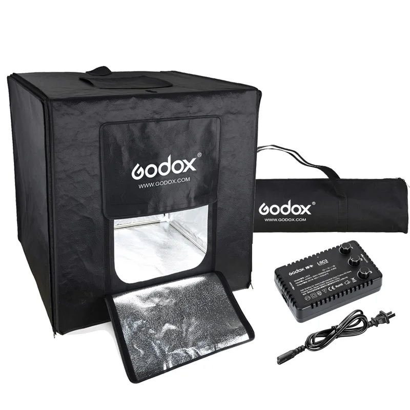 

Godox LST80 80*80CM / LST60 60*60CM / LST40 40*40cm Photo Studio LED Tabletop Shooting Tent Portable Photography Light Softbox