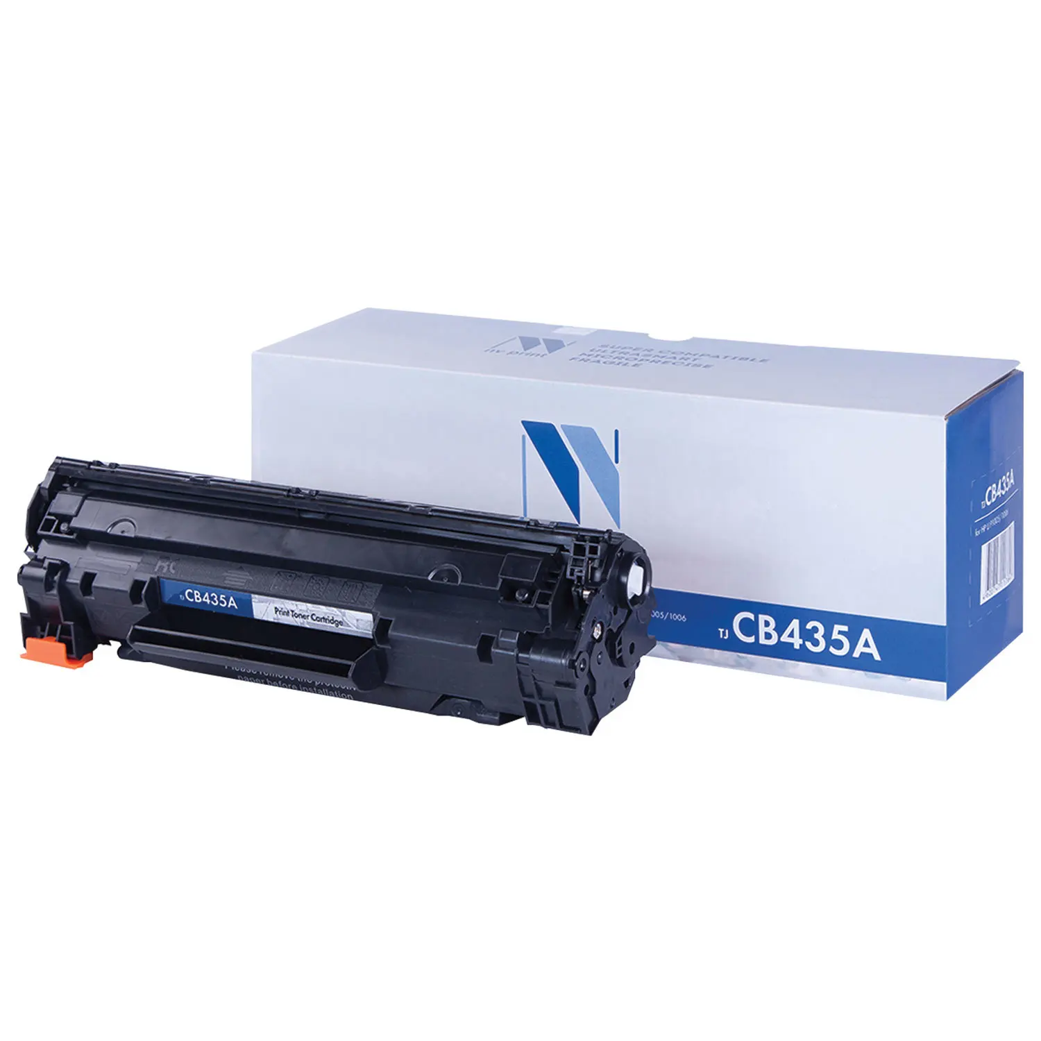 Картридж лазерный NV PRINT (NV-CB435A) для HP LaserJet P1002/1005/1006/1007/1008 ресурс 1500 стр. | Компьютеры