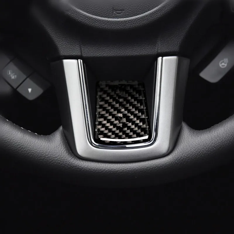 Пуговицы на руль автомобиля из углеродного волокна декоративная рамка обшивка