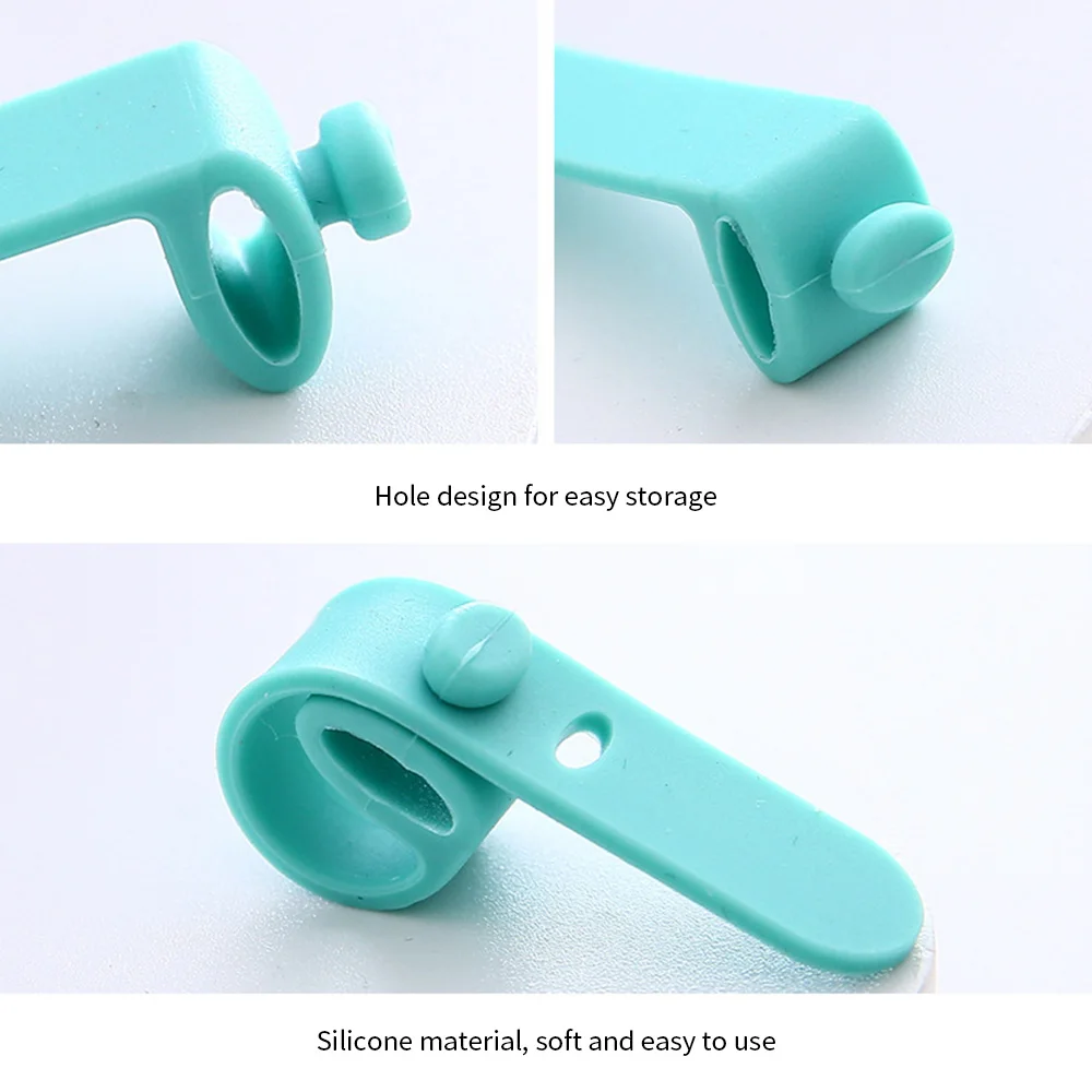 Органайзер силиконовый для кабелей 4 шт./лот|Органайзеры кабеля| |