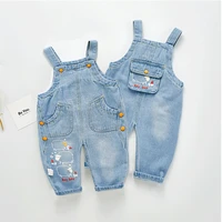 ienens kids baby clothes clothes jumper boys girls dungarees infant playsuit pants denim jeans overalls toddler jumpsuits