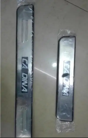 

Special stainless steel doorsill decorative accessories for Toyota caldina led welcome pedal