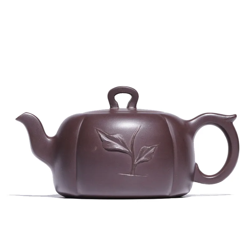 

Yixing, чистый ручной работы, сырая руда, Фиолетовый Глиняный Чайник, ручная роспись, жизненный чайник, стандартный чайный набор, искусственный...