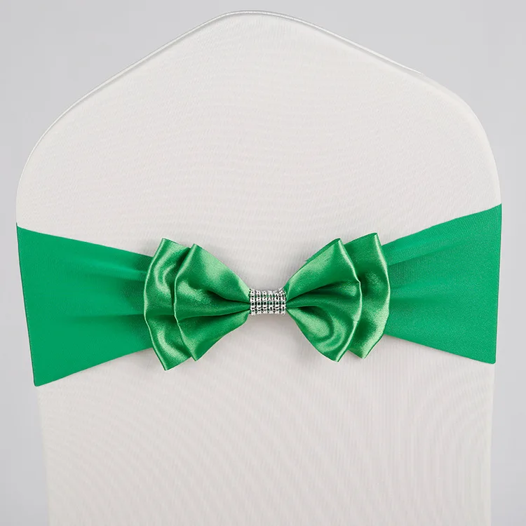 Ленты для стульев комплект с бесплатной застежкой бант эластичный Цветочный