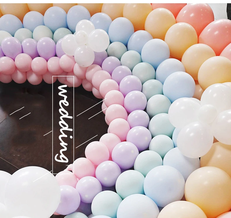 10 шт. латексные надувные шары 9 цветов | Дом и сад