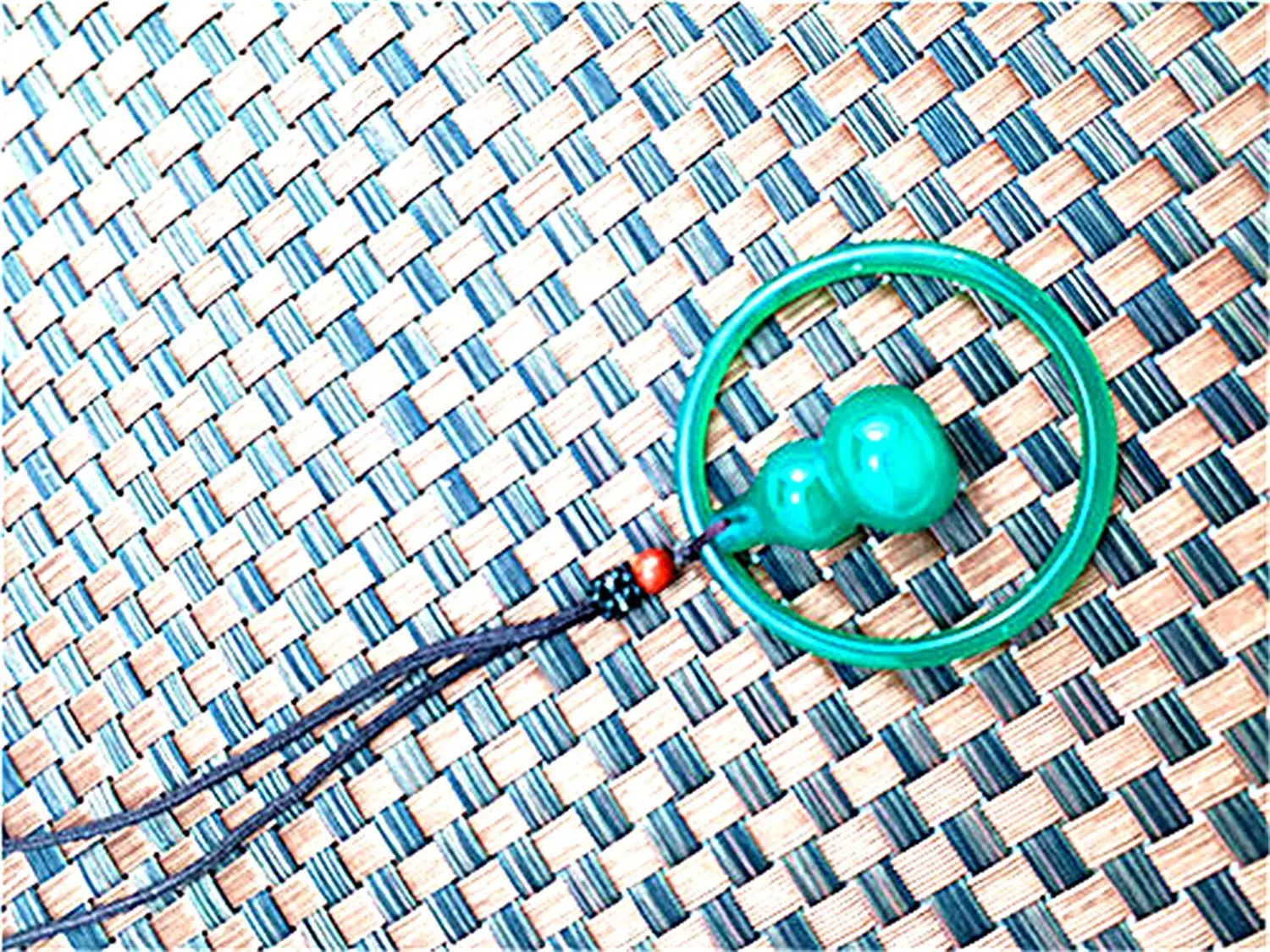 

LETSFUN Fine Jewelry Ladies Natural Green Jade Buckle Sweater Chain Necklace Free Shipping