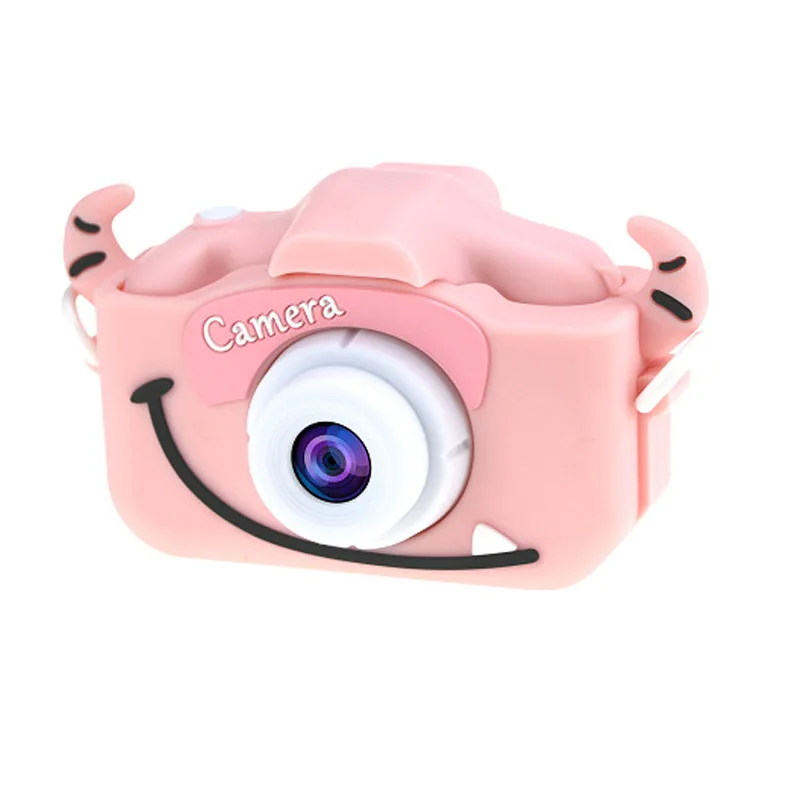 Pink cow X5S детская камера игрушка милая камера цифровая фотокамера мини экран Детские обучающие игрушки на открытом воздухе ребенок - Цвет: Pink cow
