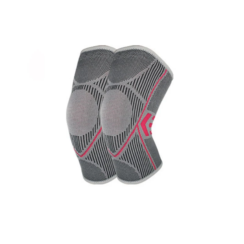 

Нейлоновый силиконовый нескользящий наколенник, теплый Эластичный вязаный защитный спортивный наколенник для велоспорта, бега, баскетбол...