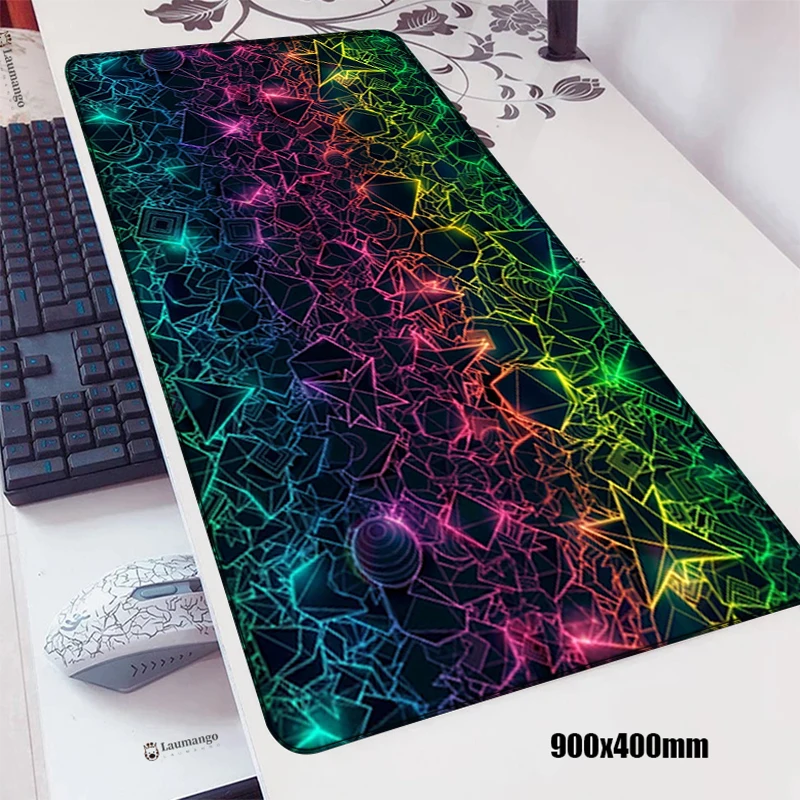 

Large Gaming Mousepad 900x400 Abstract Style Mouse Pads Computer Desk Pad Office Accessories Deskmat Rug Pc Mat Manga Accessory
