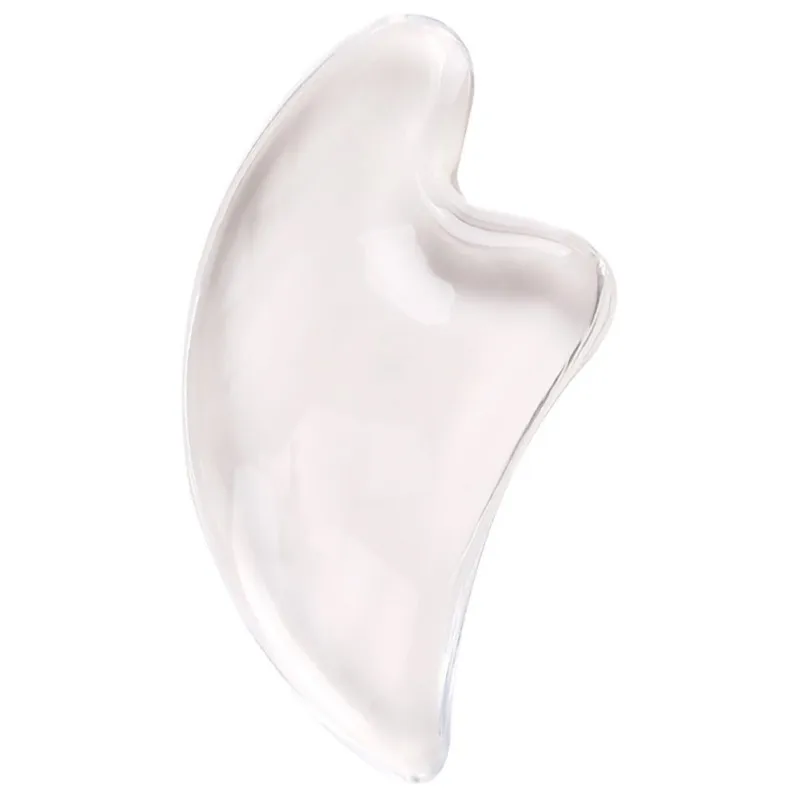 white Натуральный розовый кварц Gua Sha доска розовый нефрит камень тело лицевой глаз соскабливание пластины Акупунктура Массаж Релаксация забота о здоровье - Цвет: white