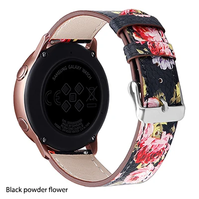 

Genuine Leather Watch Band for Samsung Galaxy Watch 42mm Active 2 40 44mm Gear S2 Soft Sport Watchband Strap Bracelet for Huami