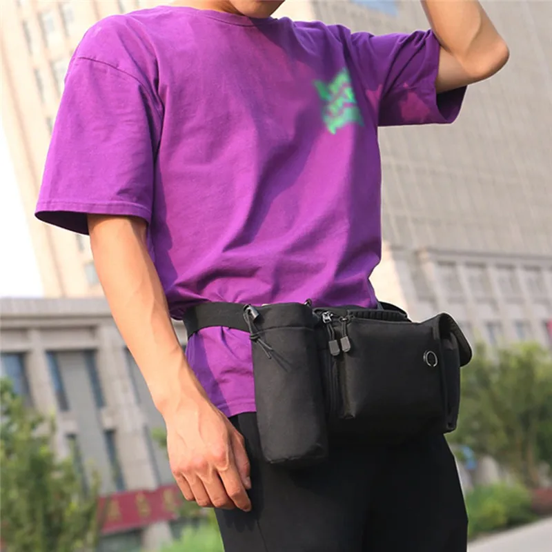 Многофункциональная холщовая нагрудная поясная сумка для женщин в стиле ретро