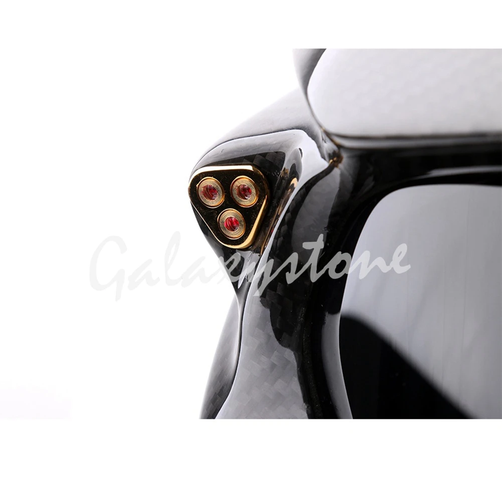 Маска Хищников из углеродного волокна для мотоциклетного шлема с полным