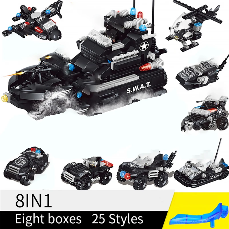 493 шт. Детский конструктор Городская полиция | Игрушки и хобби