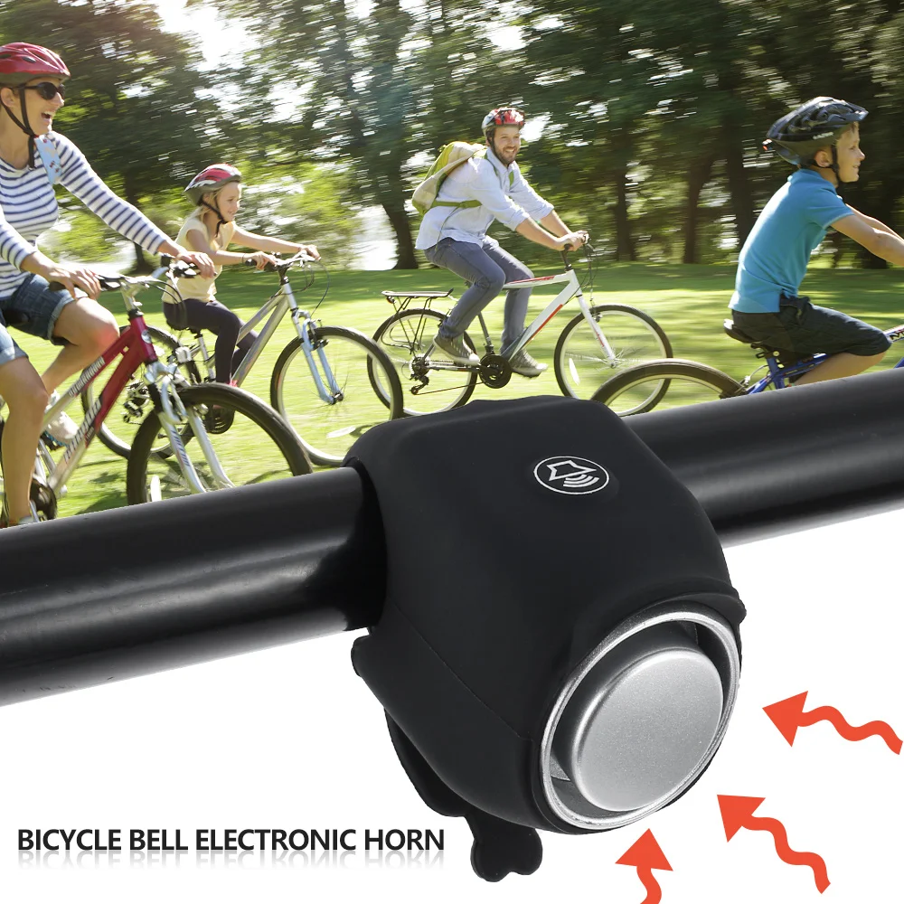 Велосипед Электронный громкий звуковой сигнал 120 дБ Предупреждение Безопасность
