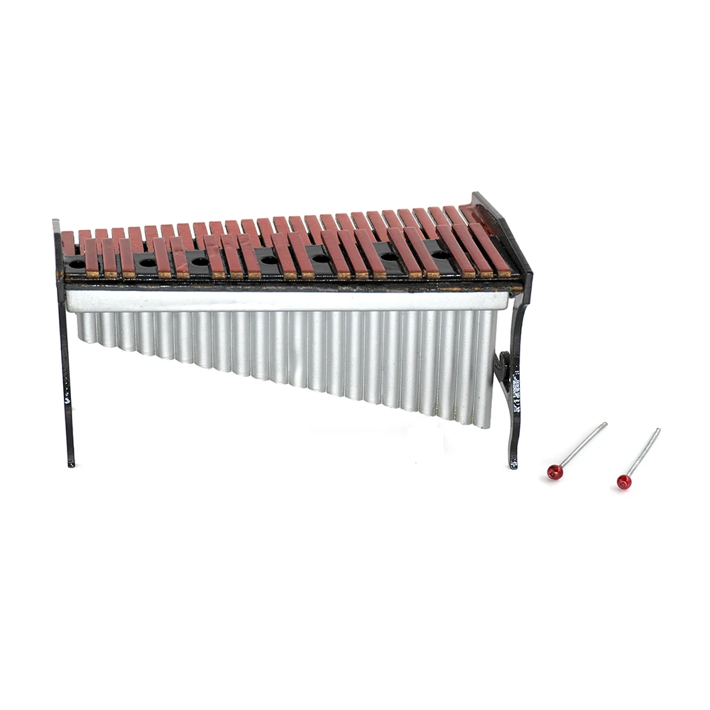 12 см Миниатюрная модель Marimba мини ксилофон музыкальный инструмент кукольный