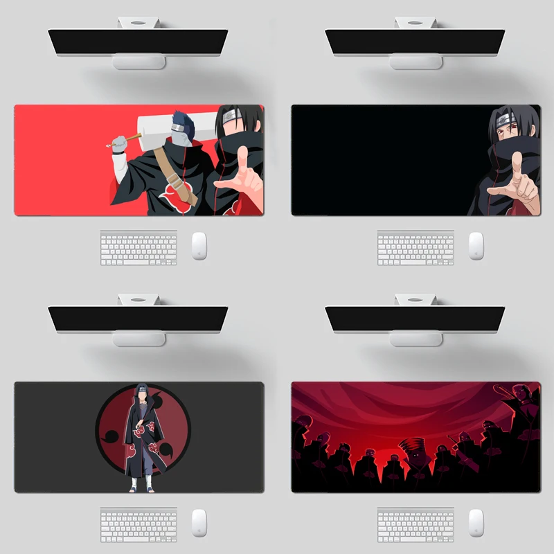 

Большой коврик для мыши Shippuden Eyes doютсу с аниме, геймерский игровой коврик для мыши XL с резиновым фиксирующим краем, Настольный коврик для ноу...