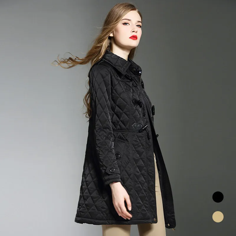 

New Autumn and Winter Women Parka Coat Women Windproof Cotton Jacket Warm Jacket New Collection of Designer