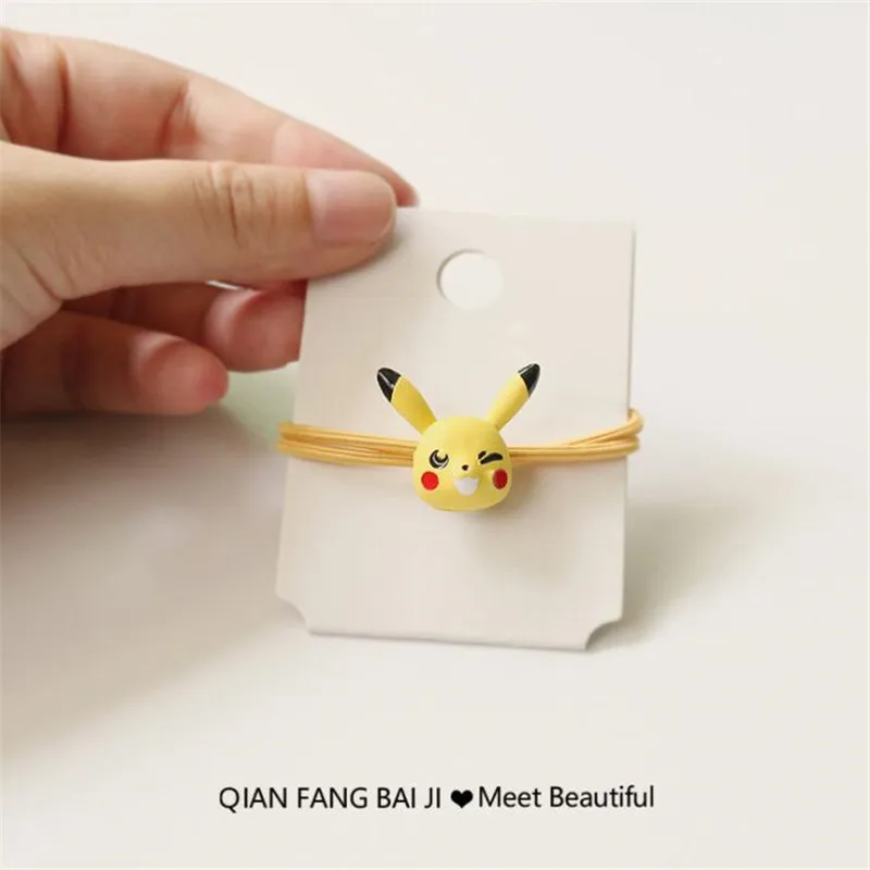 Горячая новинка Покемон из японского аниме лента для волос Веревка женщин