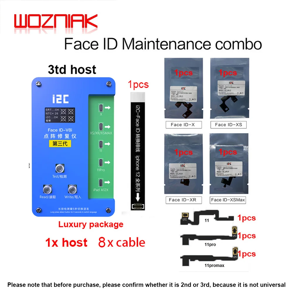 Детектор для ремонта i2C IFace V8 инструменты распознавания лица в точечной матрице