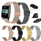 Металлический ремешок для браслета Yamay SW020 SW021 SW022 SW023 SW025 ID205 ID205L ID205S ID216