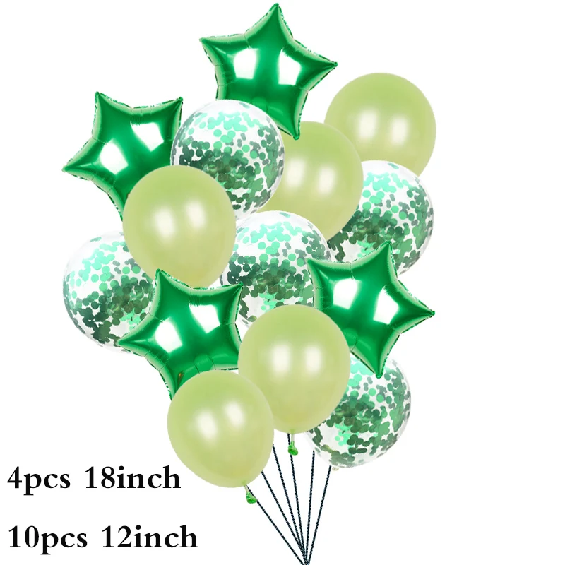 15 шт. латексные разноцветные воздушные шары с конфетти | Дом и сад