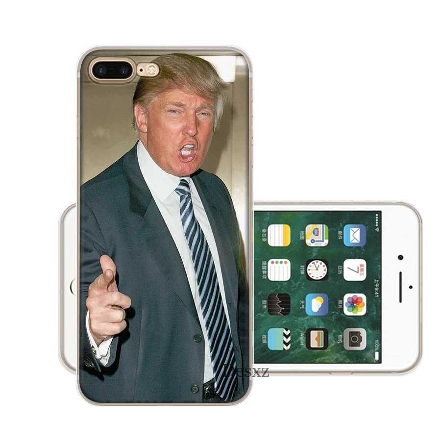 Чехол Desxz Donald John Trump Для iPhone 5 5S SE 6 6S 7 8S Plus X XR XS Max |