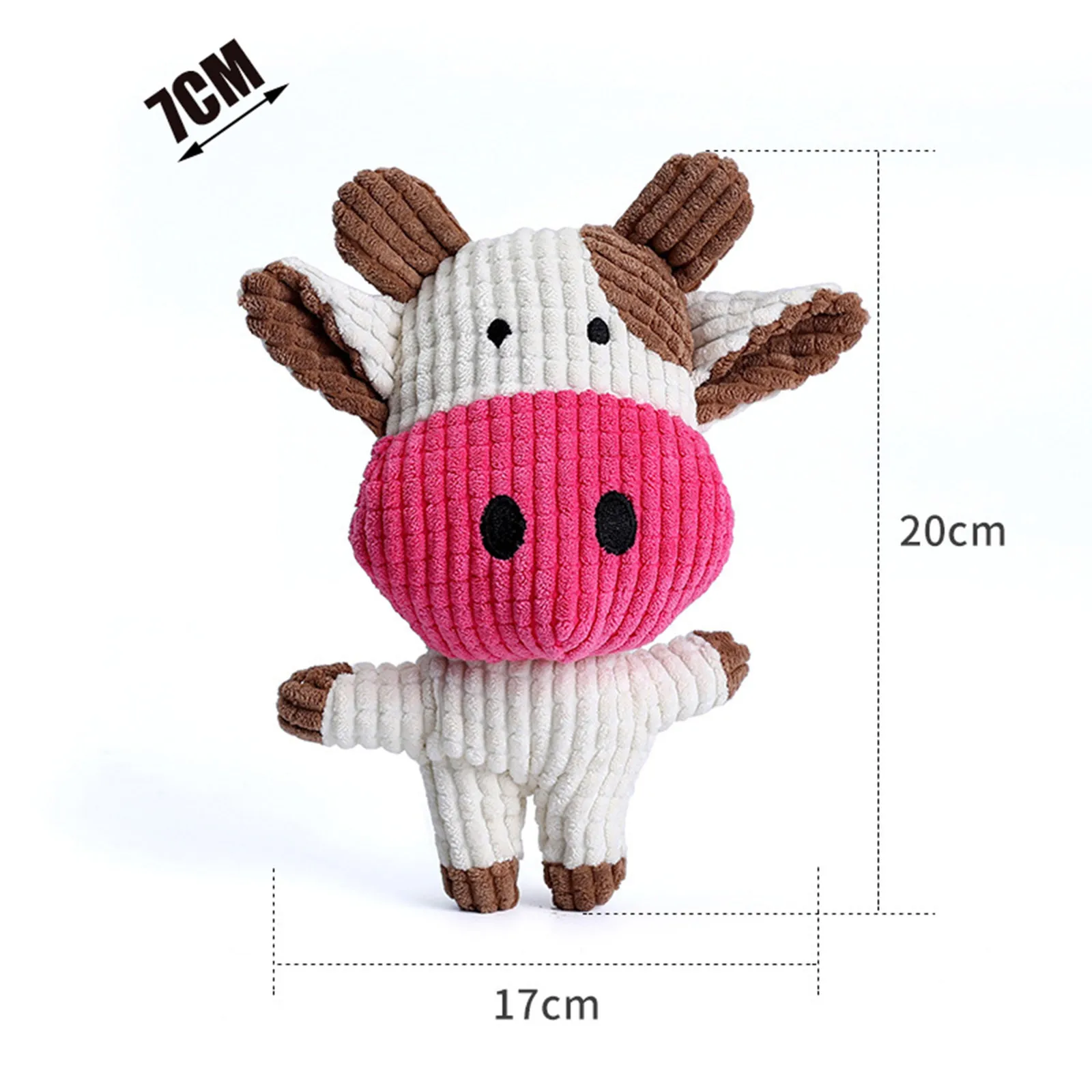 

2021 new pet toys Pets Dogs Cat Toy Pets Lovely Milk Cow Print Chew Kick Toys juguete para mascotas #5
