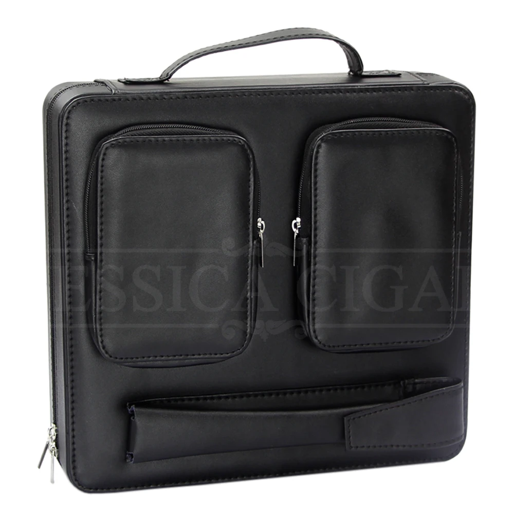 Кожаный чехол для сигар GALINER Potable Outdoor Humidor дорожная коробка из кедра и дерева с