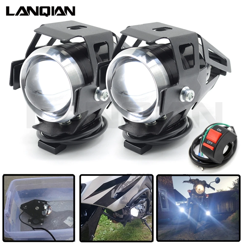 Фары для мотоцикла мотокросса вспомогательная лампа светодиодный чип U5