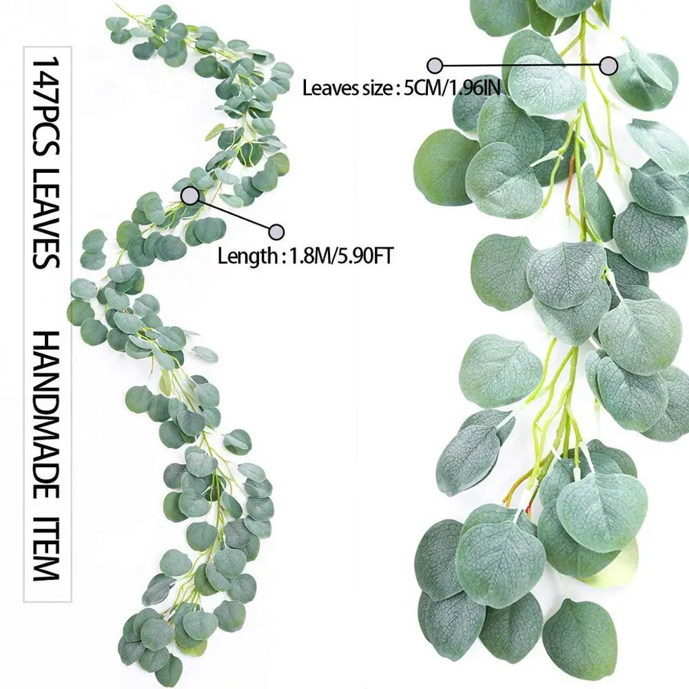 Artificial Vines With Artificial White Rose Flowers Set For DIY Wedding Backdrop Outdoor Party Festival Decor Home Decorations