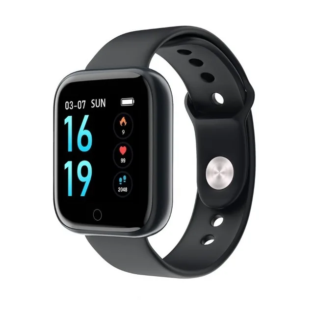 BlackblackSilica T80, Bluetooth, умные часы для женщин, пульсометр, водонепроницаемые, Смарт-часы для Apple, IPhone, Xiaomi, монитор сердечного ритма, фитнес-трекер - Цвет: BlackblackSilica