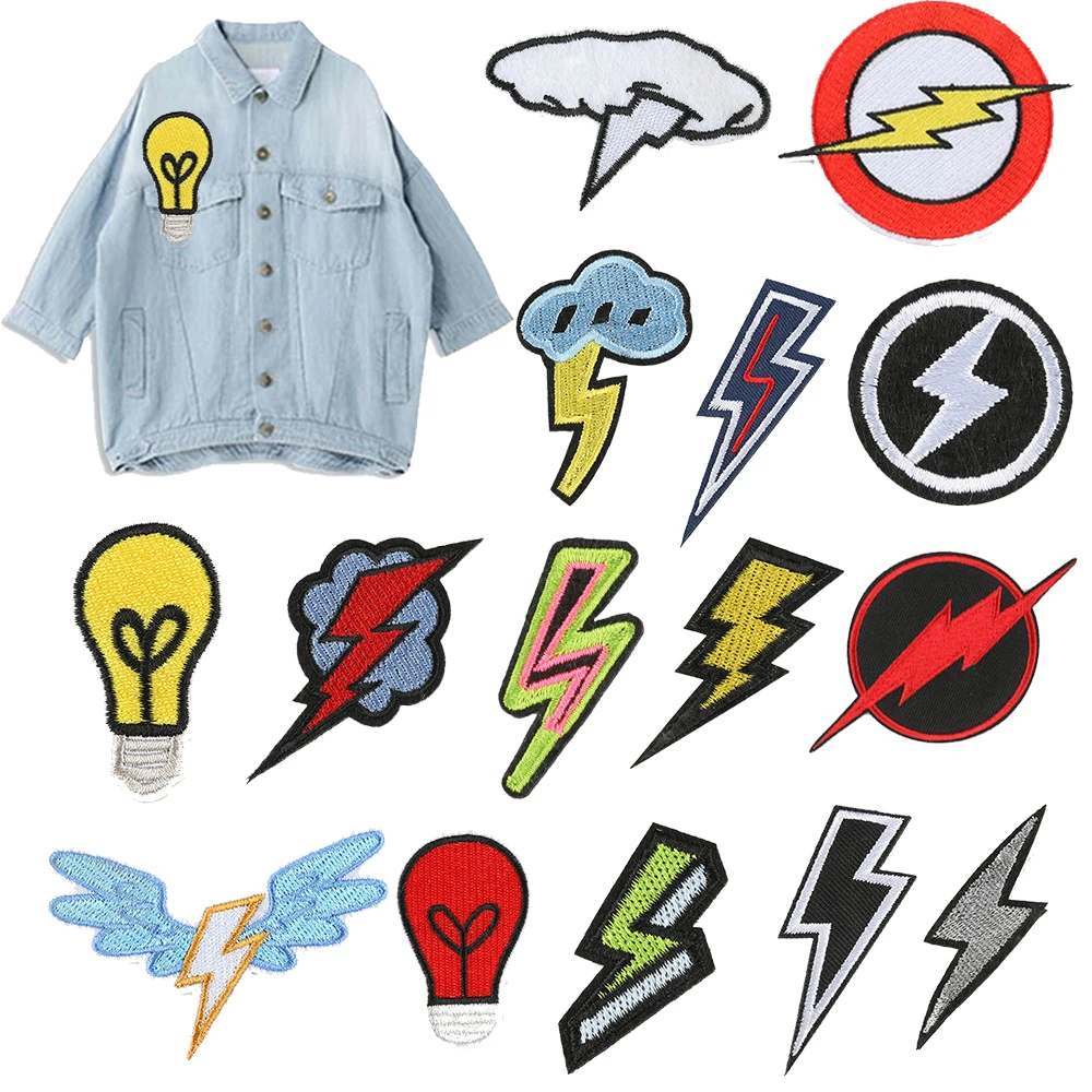 Одежда для мальчиков и девочек вышитая нашивка на одежду болт патч ткань