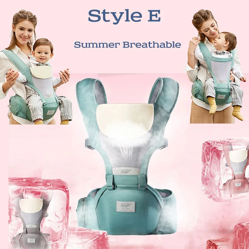 Дышащий эргономичный рюкзак-кенгуру для переноски ребенка переноска-кенгуру