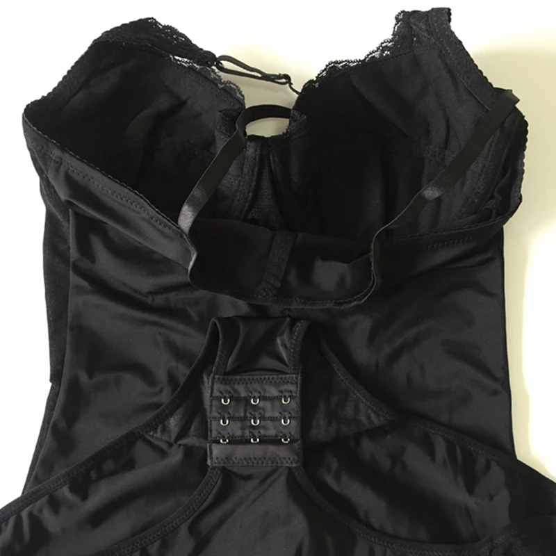 Seamless Slim Full Body Shapewear Women Slip Shaper Bodysuit With Bra One-piece Sexy Black Corrective Underwear Slimming Corset