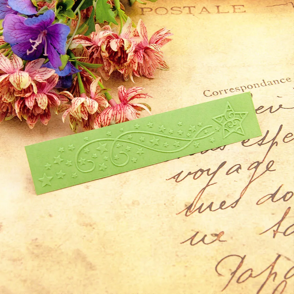 15x3 см из пластика с принтами маленькими звездами ремесло изготовления открыток