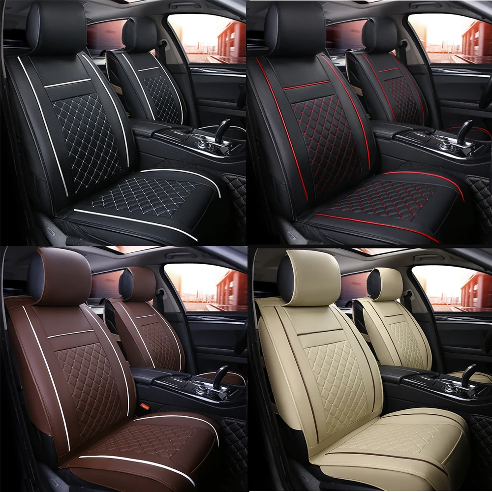 Автомобильные чехлы на сиденья для toyota prius 20 30 yaris highlander rav 4 rav4 camry 40 50 corolla 2010 2009 2008 2007 - Название цвета: 5-seat cover