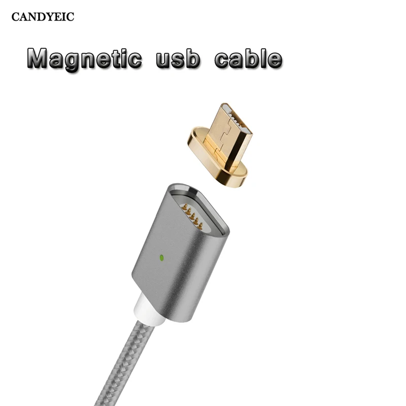 CANDYEIC Магнитный Дата-кабель Micro USB для Android LG G3 4 K10 Nexus 4 5 5X6, магнитное зарядное устройство для huawei P7 P8 Mate8 Honor 4c
