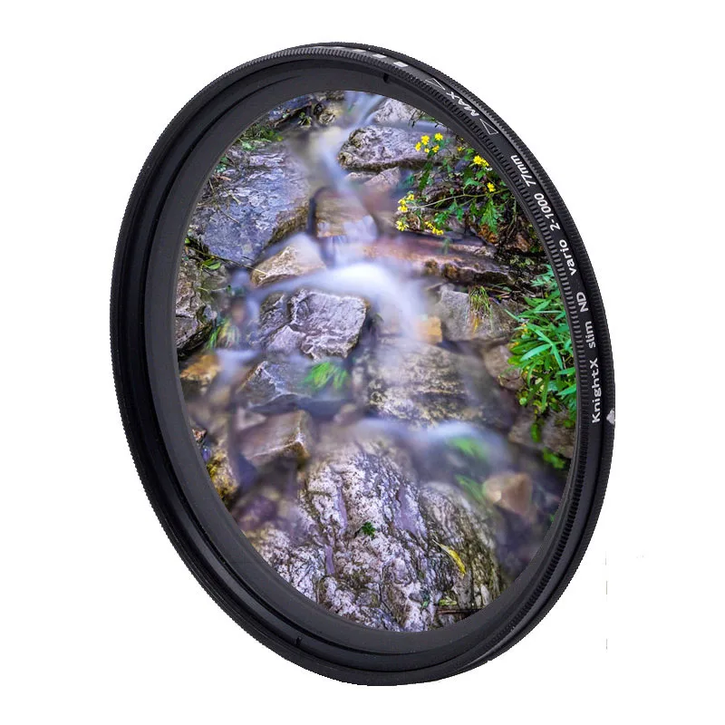 Fader ND2 ND1000 регулируемый фильтр для canon sony nikon d5100 60d 49 52 55 58 62 67 72 77 мм|Фотофильтры