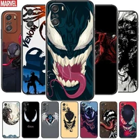 cartoon venom phone case for xiaomi redmi 11 lite pro ultra 10 9 8 mix 4 fold 10t black cover silicone back prett