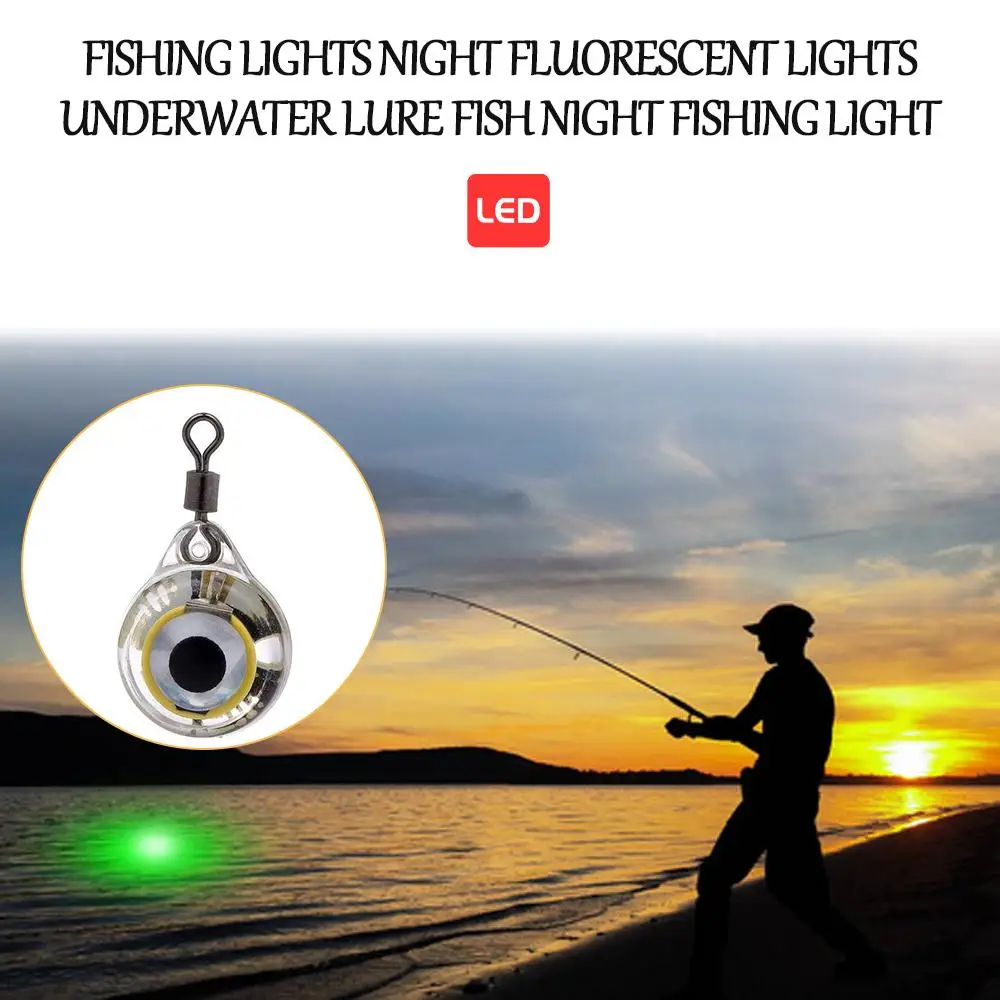 

17cm Lure Fish Lamp Fishing Tackle Bait Creative Fishing Light Strobe Deep Water Universal Underwater LED Fish Lamps Durable