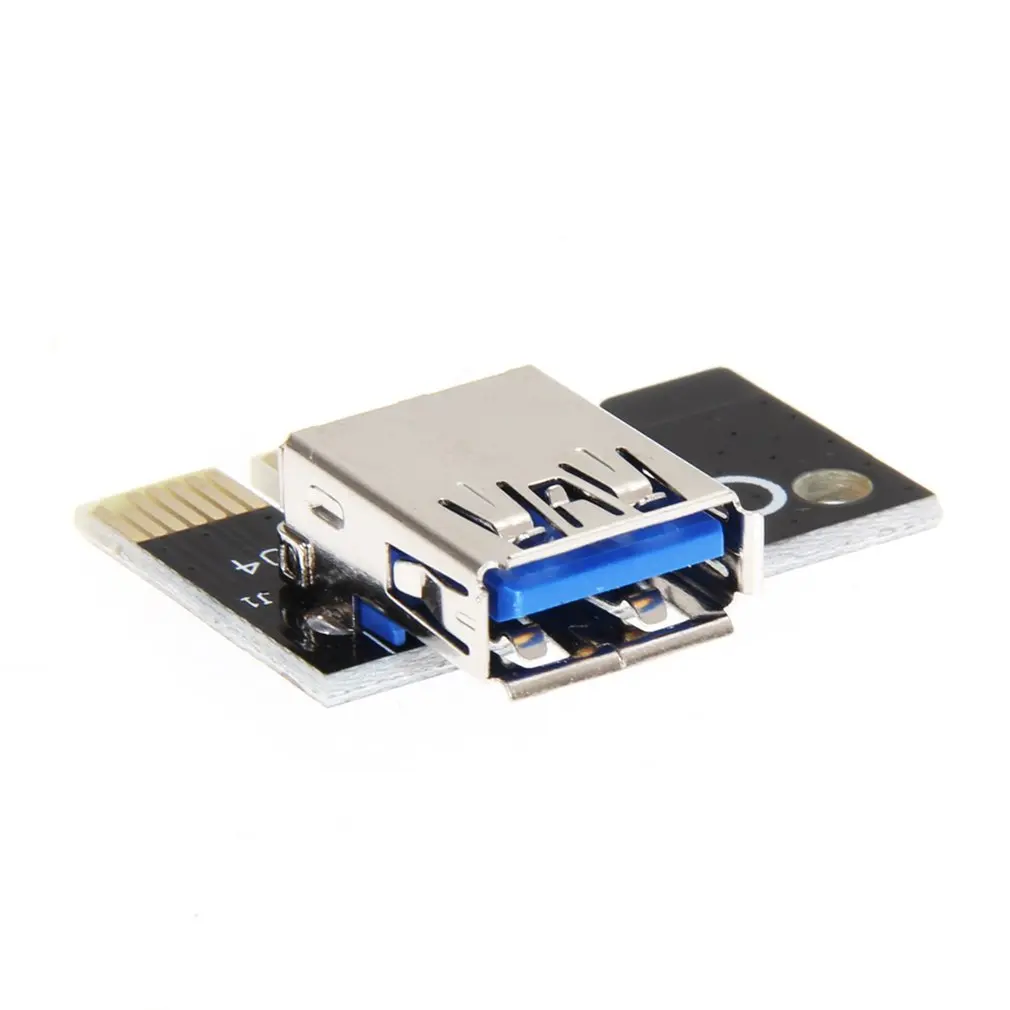 Мини USB 3 0 видеокарта Riser Card PCI-E 1X до 16X Mining Extender Adapter Accessories Drop Shipping | Компьютеры и