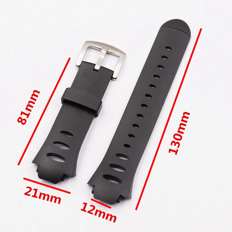 Watch Accessories  For SUUNTO Observer Observer X6HRM G6 Men's and Women's Silicone Rubber Strap 16mm pin buckle