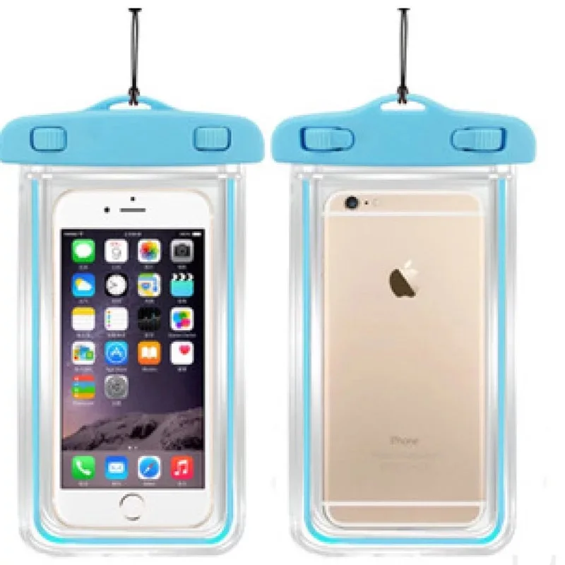 Пляжная сумка для телефона светящийся водонепроницаемый чехол плавания гаджет