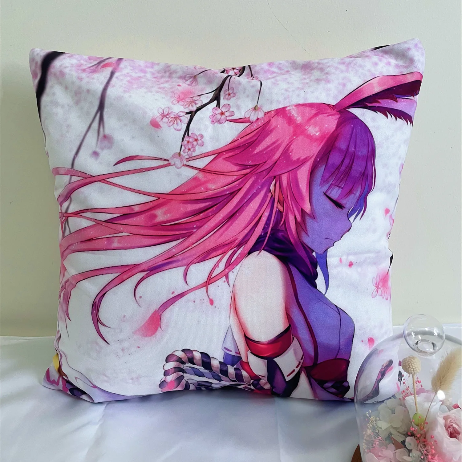 45x45 см наволочка для подушки Honkai Impact 3 обнимающая в стиле аниме игры подушка