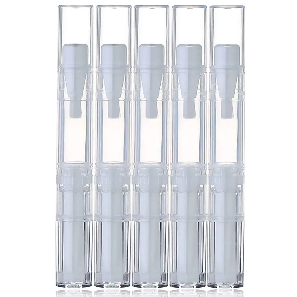 5 шт./лот 3 мл масляная ручка для ногтей прозрачные скрученные ручки пустая с